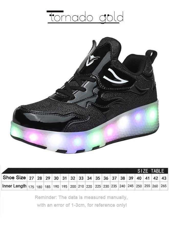 Arabest - LED Flash Light Fashion Shiny Sneaker Skate Shoes With Wheels And Lightning Sole - Image 1
