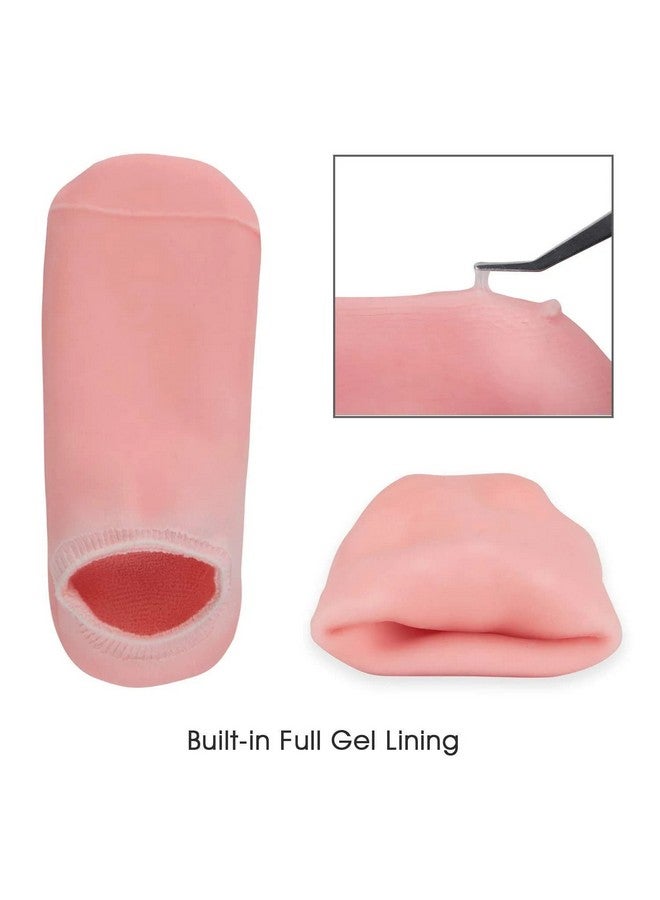BLINE BLINE Spa Moisturizing Gel Socks For Dry Feet And Ankles - Helps Repair Cracked Skincare Gel Therapy And Softens Feet (1 Pair) - Image 2