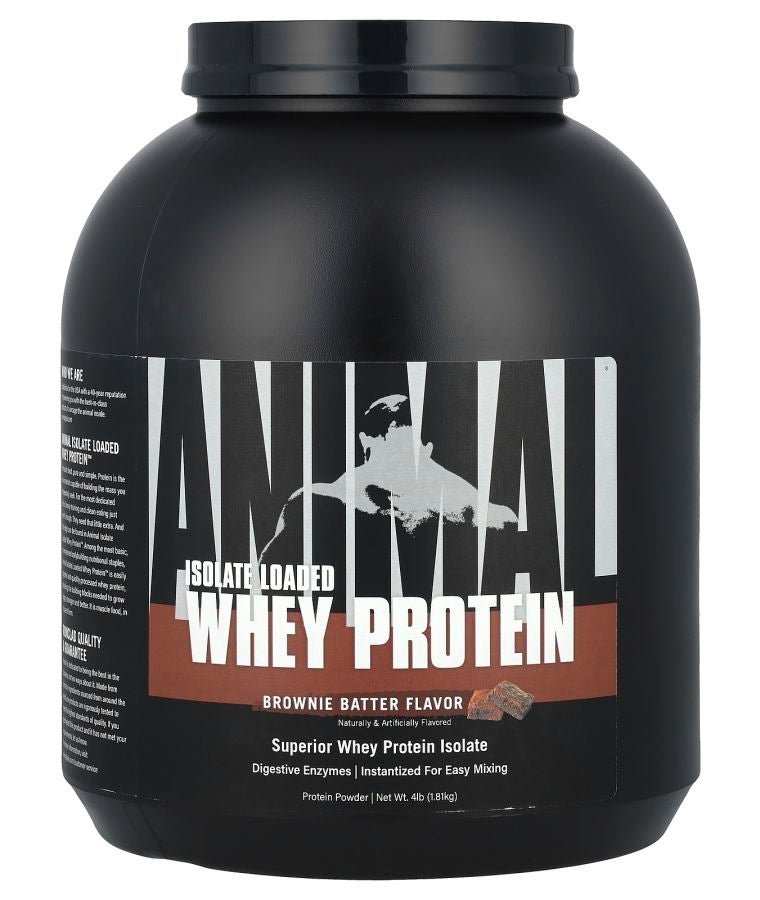 ANIMAL Isolate Loaded Whey Protein Brownie Batter 4 lb (1.81 kg)