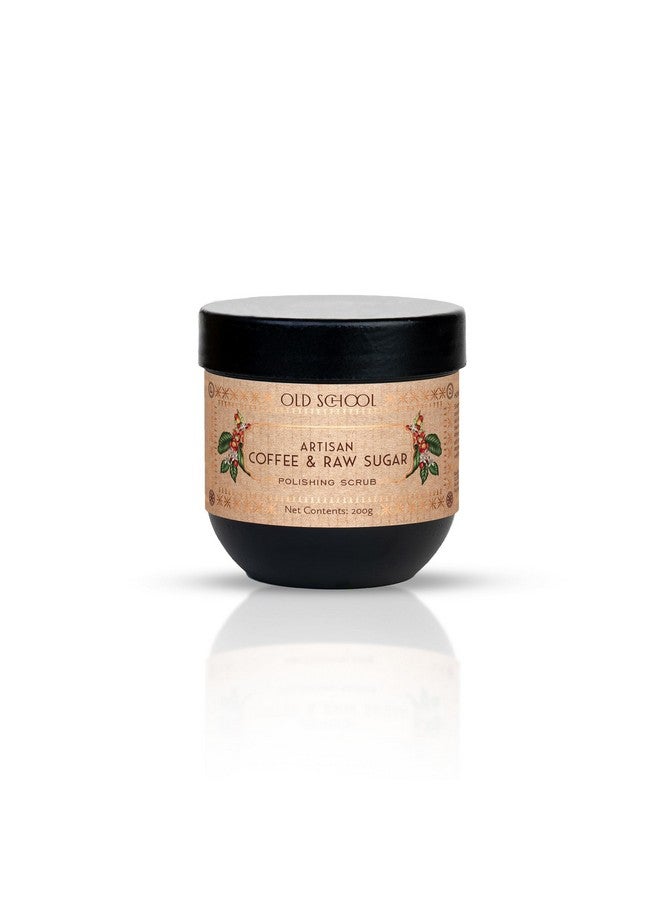 Old School Rituals Artisan Coffee & Raw Sugar Polishing Scrub | Natural Exfoliator for Tan Removal & Radiant Skin | Coffee & Sugar Body Scrub for Smooth, Glowing Skin | Body Polisher for All Skin Types | 200g - Image 1