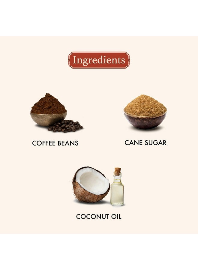 Old School Rituals Artisan Coffee & Raw Sugar Polishing Scrub | Natural Exfoliator for Tan Removal & Radiant Skin | Coffee & Sugar Body Scrub for Smooth, Glowing Skin | Body Polisher for All Skin Types | 200g - Image 4