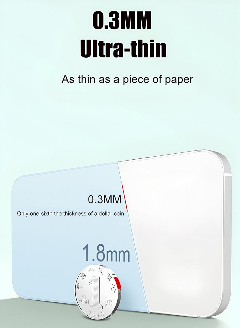 Wtech OnePlus 13T 5G 2025 Syndee Series Hybrid Translucent Magsafe with Magnetic Charging Raised Camera Lips Elegant Look Case Cover - Sky Blue - Image 3