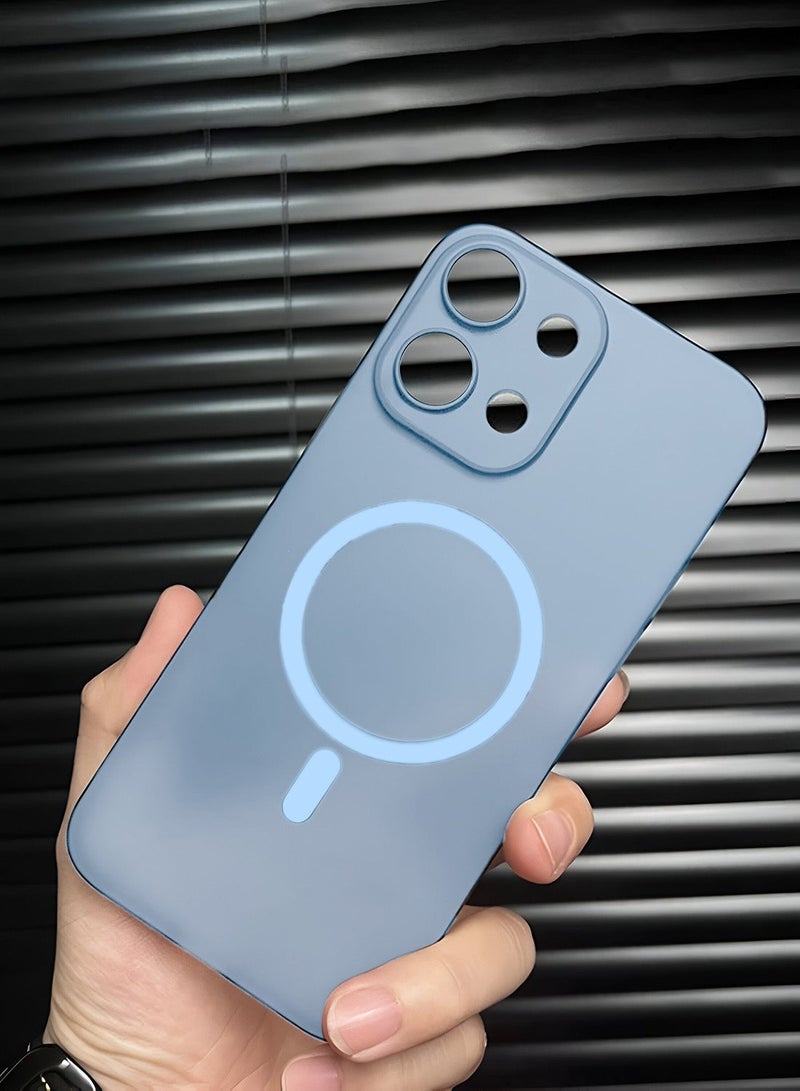 Wtech OnePlus 13T 5G 2025 Syndee Series Hybrid Translucent Magsafe with Magnetic Charging Raised Camera Lips Elegant Look Case Cover - Sky Blue - Image 1