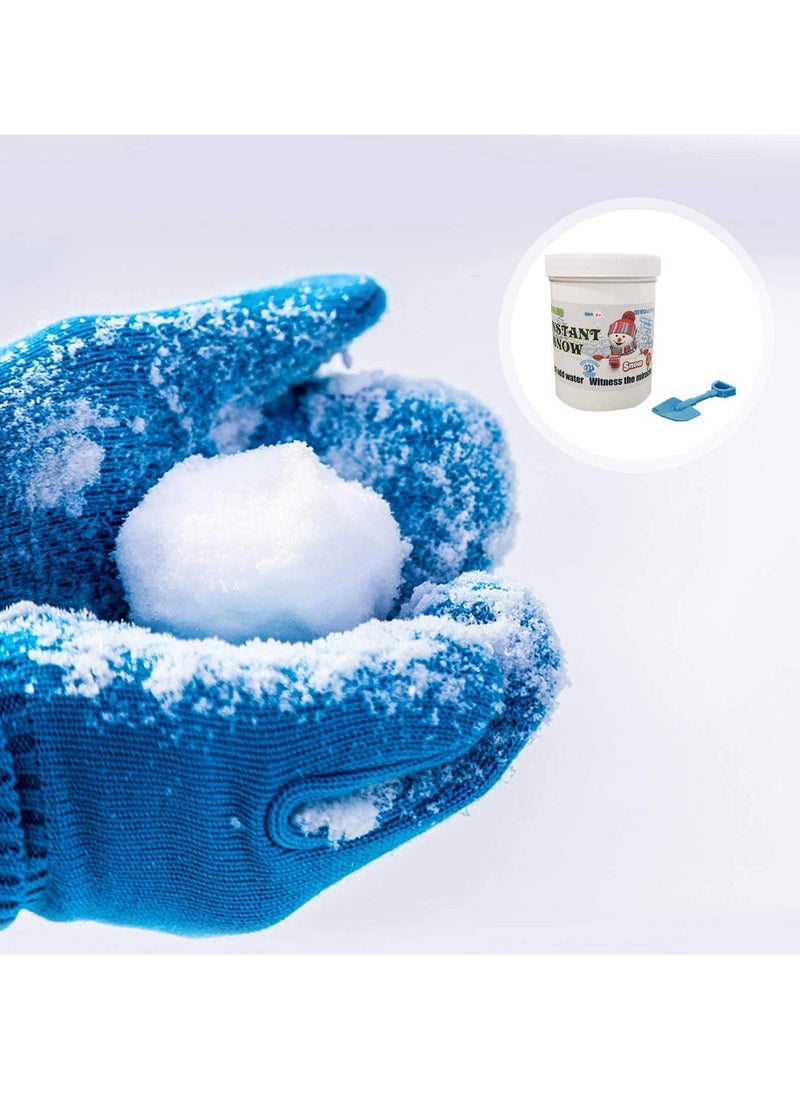 Seemo - Instant Snow Powder 9 oz Artificial Snow for Christmas Tree Decoration and New year，Fake Snow Decoration Village Displays Holiday Winter Crafts Snow Play Cloud Slime - Image 1