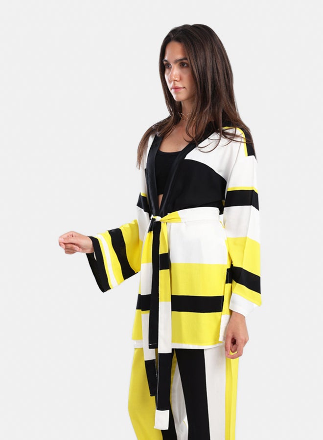 Carina Tritone Open Front Cardigan - Image 2