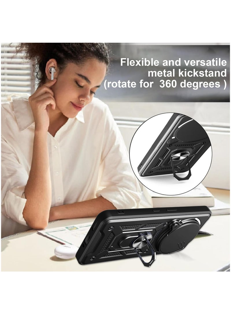 Phone Cover for Nothing Phone 3a Pro with Slide Camera Cover Drop Protective Phone Case with Magnetic Car Mount Holder - Image 5