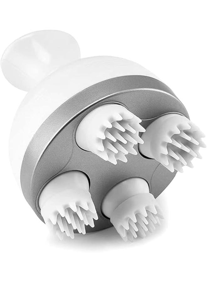 جهاز تدليك فروة الرأس كهربائي قابل للشحن (USB) - مساج الرأس بـ 76 نقطة تدليك و 4 أوضاع - لتخفيف التوتر وغسيل الشعر - Image 1