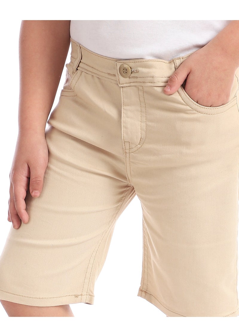 Master Jeans - Gabardine Shorts For Kids - Unisex - Image 1