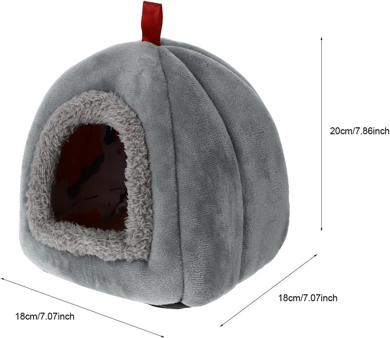 GALPADA Mini Hamster Sleep Nest Soft Warm Pet Bed for Guinea Pig Squirrel Small Animal Winter Cage Nest Random Color - Image 2