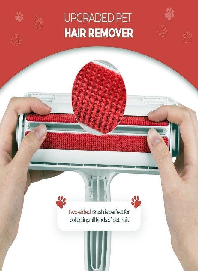 TTRCB Pet Hair Remover Roller - Dog & Cat Fur Remover with Self-Cleaning Base - Efficient Animal Hair Removal Tool Cat Dog Hair Remover for Couch Furniture Car Seat Carpet and Bedding - Image 4