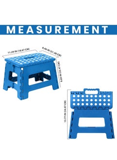 Womdee Foldable Step Stool for Kids, Womdee Collapsible Toddlers Stool for Potty Training, Bathroom, Kitchen, Bedroom, Toy Room and Living Room. Toilet Stools with Soft Anti-Slip Grips for Safety  - Image 4