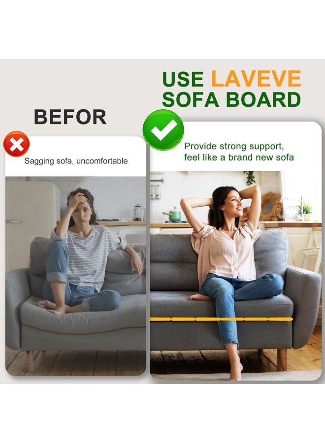 LAVEVE Heavy Duty Couch Cushion Support Board for Sagging Sofa, 27''x81'' Extra Thick Solid Wood Under Couch Insert with Anti-Slip Dots, Repair Sagging Spring Sofa and Replace Worn Cushions - Image 3