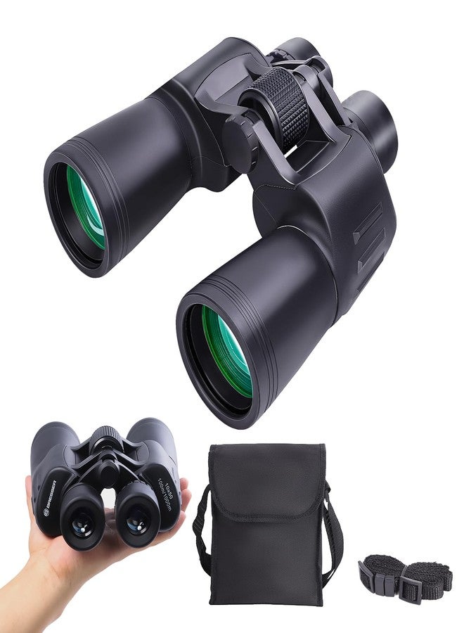 BRESSER SNIPER Series 20x50 Binoculars for Adults Teenagers, High Power Binoculars Telescope for Hunting Bird Watching Travel Football Games with Carrying Case and Strap - Image 1