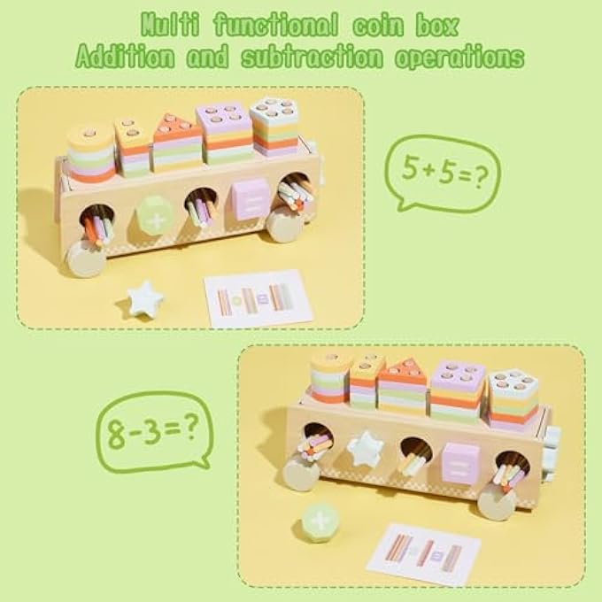 MONTESSORI TOY COLOUR SORTING & STACKING MATCHING LEARNING SORTING TOY FOR TODDLERS FROM 1-3 YEARS, EDUCATIONAL TOY AS A GIFT FOR 2 YEAR OLD BOYS AND GIRLS (COLOUR 2) - Image 4