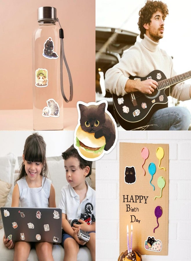 LINAYE 24 Sheets Cute Cat Stickers for Kids Adults, 840 Counts Kawaii Cat Stickers for Party Favors, Scrapbooking, Water Bottles, Laptop - Image 5