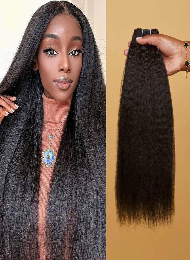 في أر بيست حزم شعر بشري كيرلي ستريت ياكي ستريت، حزمة واحدة، شعر برازيلي بكر ريمي طبيعي 100% غير معالج، حزم كيرلي ستريت للنساء ذوات البشرة السمراء، لون أسود طبيعي (12 بوصة). - Image 1
