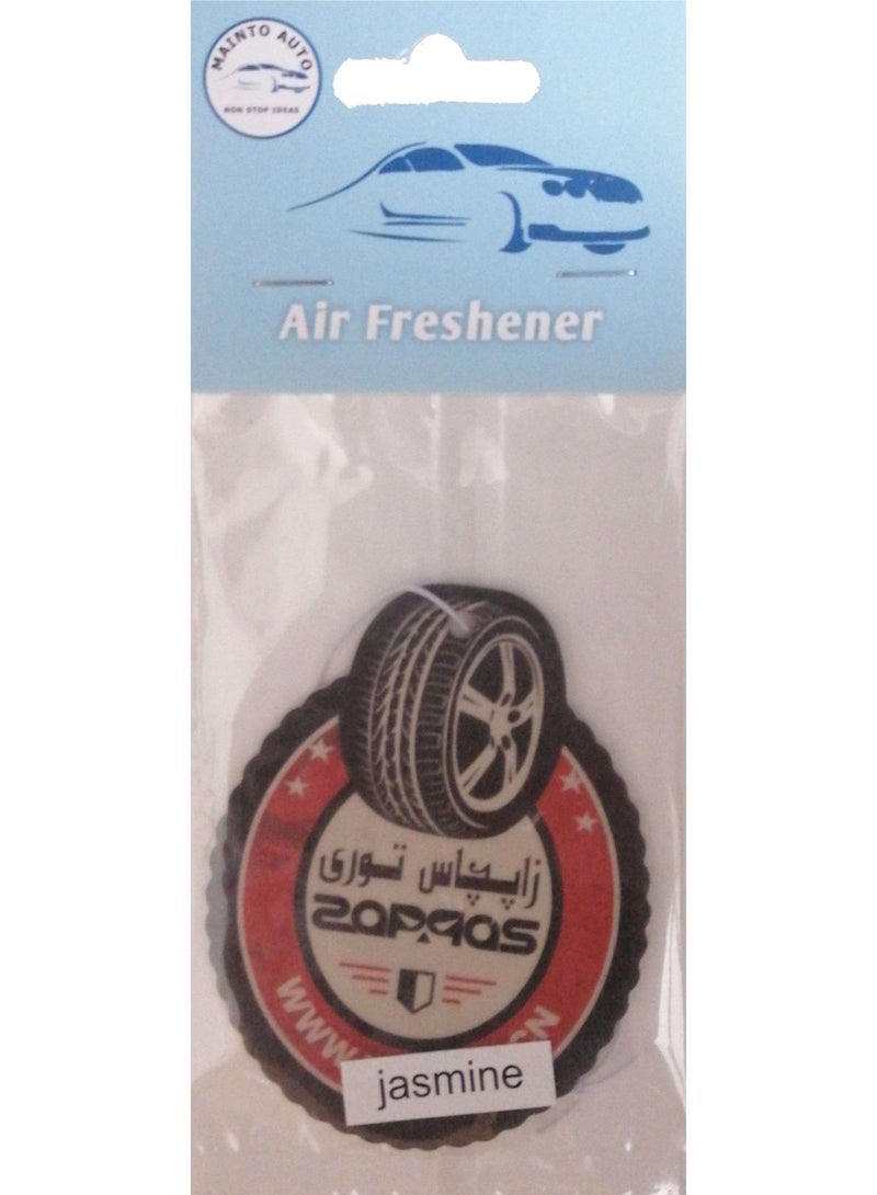 مينتو اوتو بطاقة عطر معلقة للسيارة - رائحة: الياسمين (حزمة من 15 قطعة) للسيارة. - Image 2