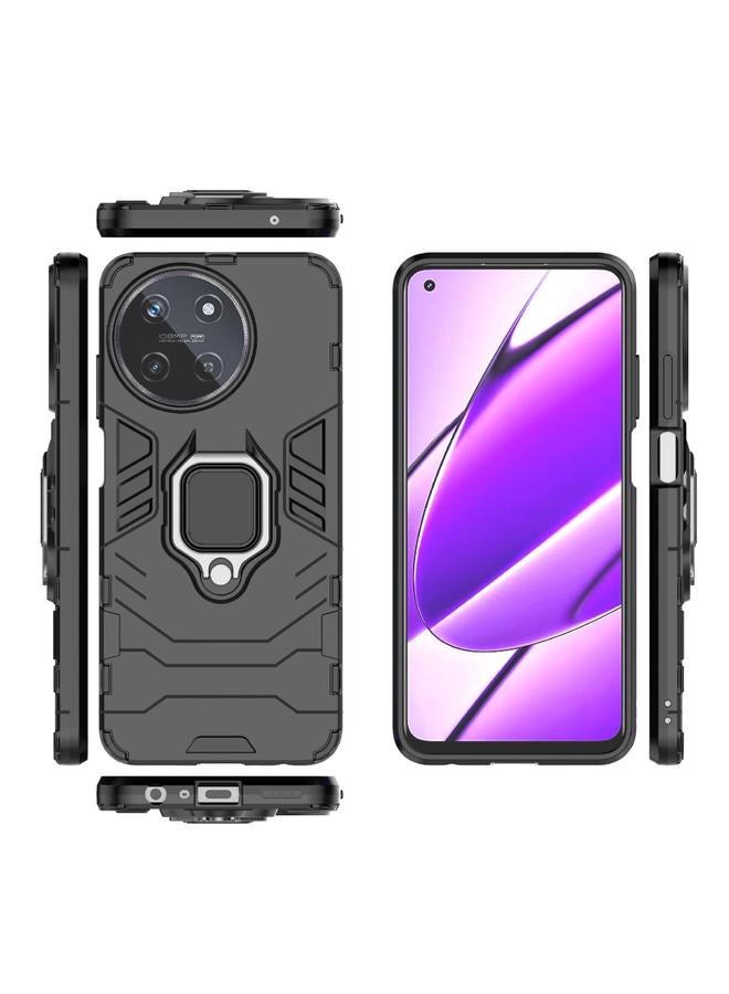S-TOP Case For Realme 11 4G Global Shockproof PC + TPU Holder Phone Case - Image 2