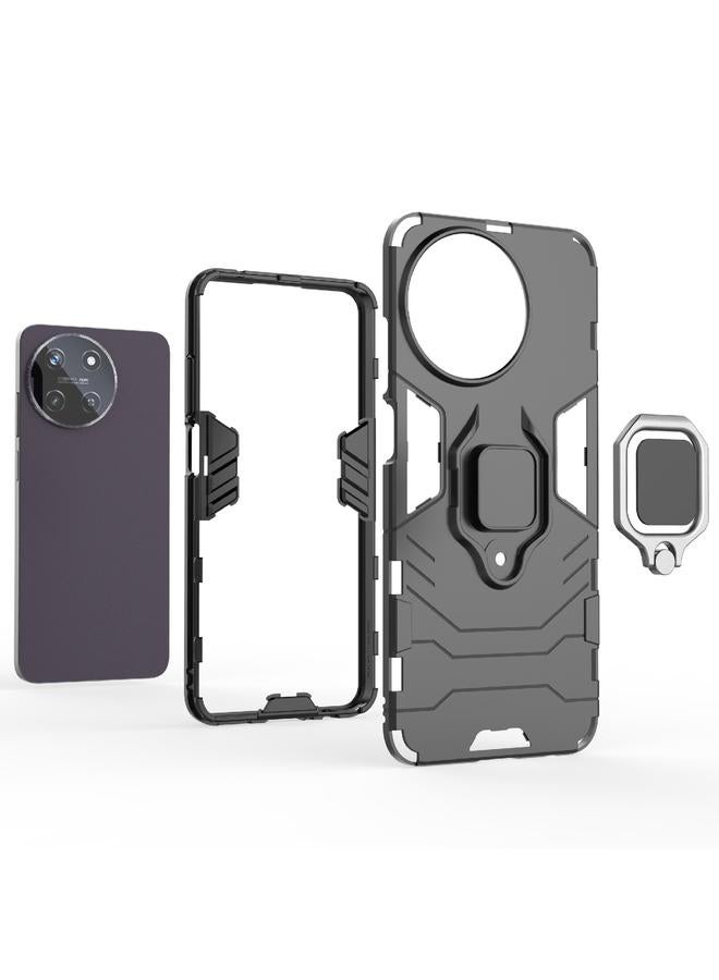 S-TOP Case For Realme 11 4G Global Shockproof PC + TPU Holder Phone Case - Image 3