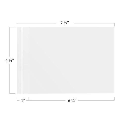 Jot  Mark Jot & Mark 4x6 Photo Sleeves (200 Count) - Crystal Clear Archival Plastic Sleeves with Self Adhesive Resealable Flap - Picture Protector - Image 2