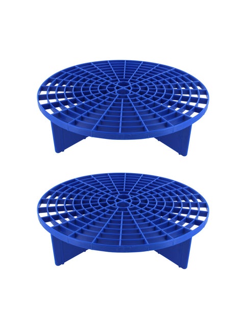 GRIT GUARD  The Original Grit Guard Insert Separates Grit From the Mitt BLUE 2 PACK
