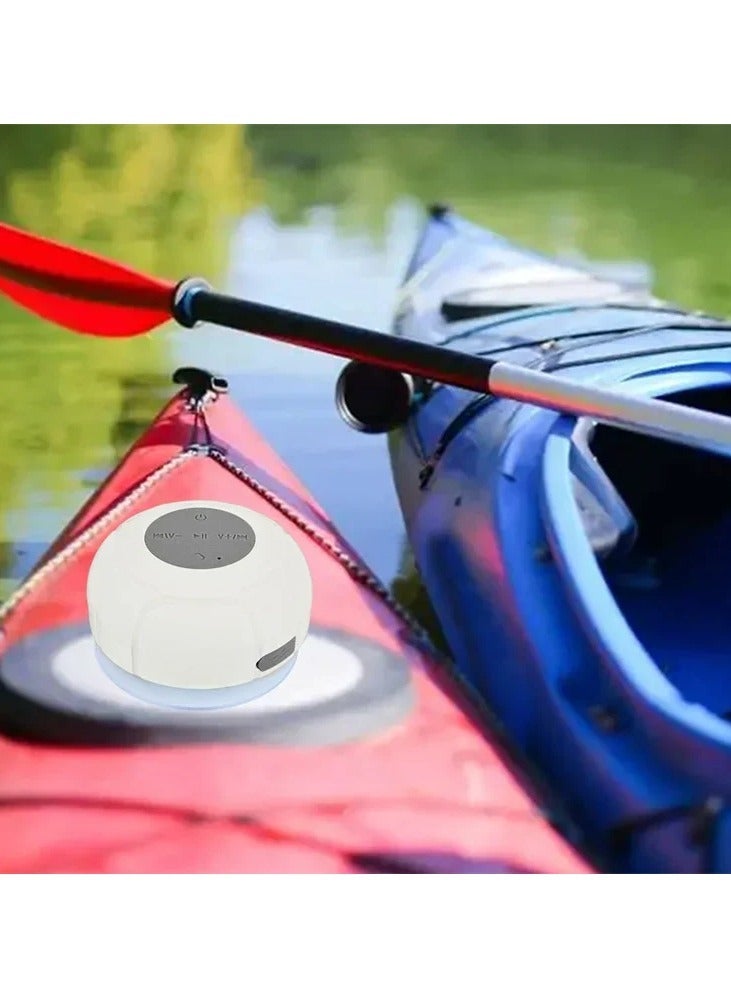 AROAQ Wireless Bluetooth Speaker, Mini Portable Waterproof Shower Speaker, Bluetooth Stereo Music Player With Suction Cup, Lightweight Audio Speaker With Built In Microphone, (1pc, Pink) - Image 3