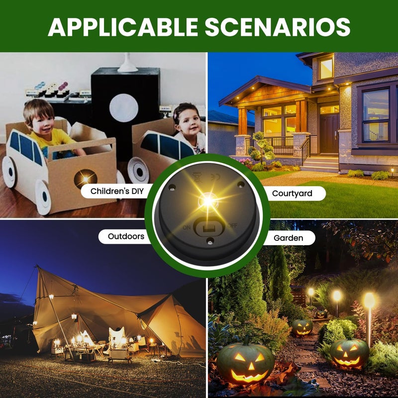 Misawce 2 Pack Solar Light Replacement Tops(3.23 Inch Top, 2.83 Inch Bottom), Waterproof Replacement Solar Lantern Parts for Outdoor Hanging Lanterns DIY Table Lights Garden Patio Decor - Image 2