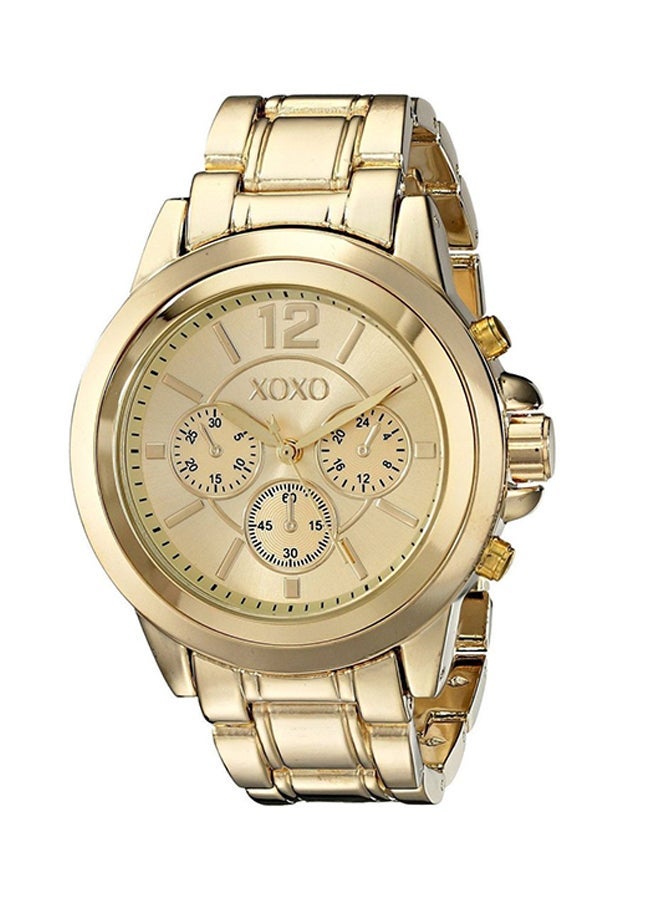 XOXO Women's Water Resistant Analog Watch XO5589 - 42 mm - Gold