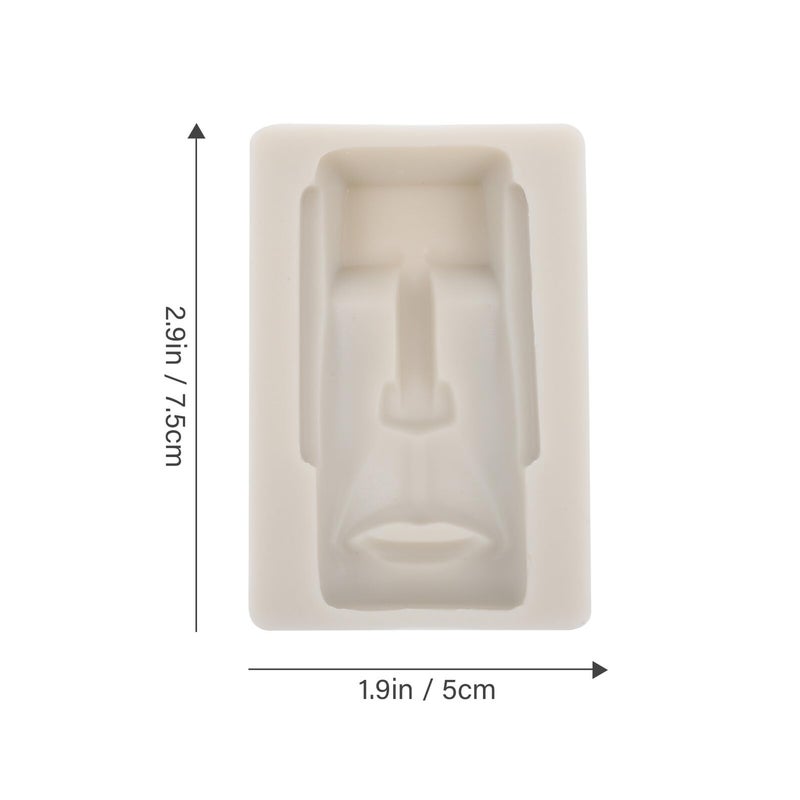 Moai Stone Silicone Chocolate Mold High Temperature Resistant Baking Mold For Cake Biscuit Dessert - Image 3