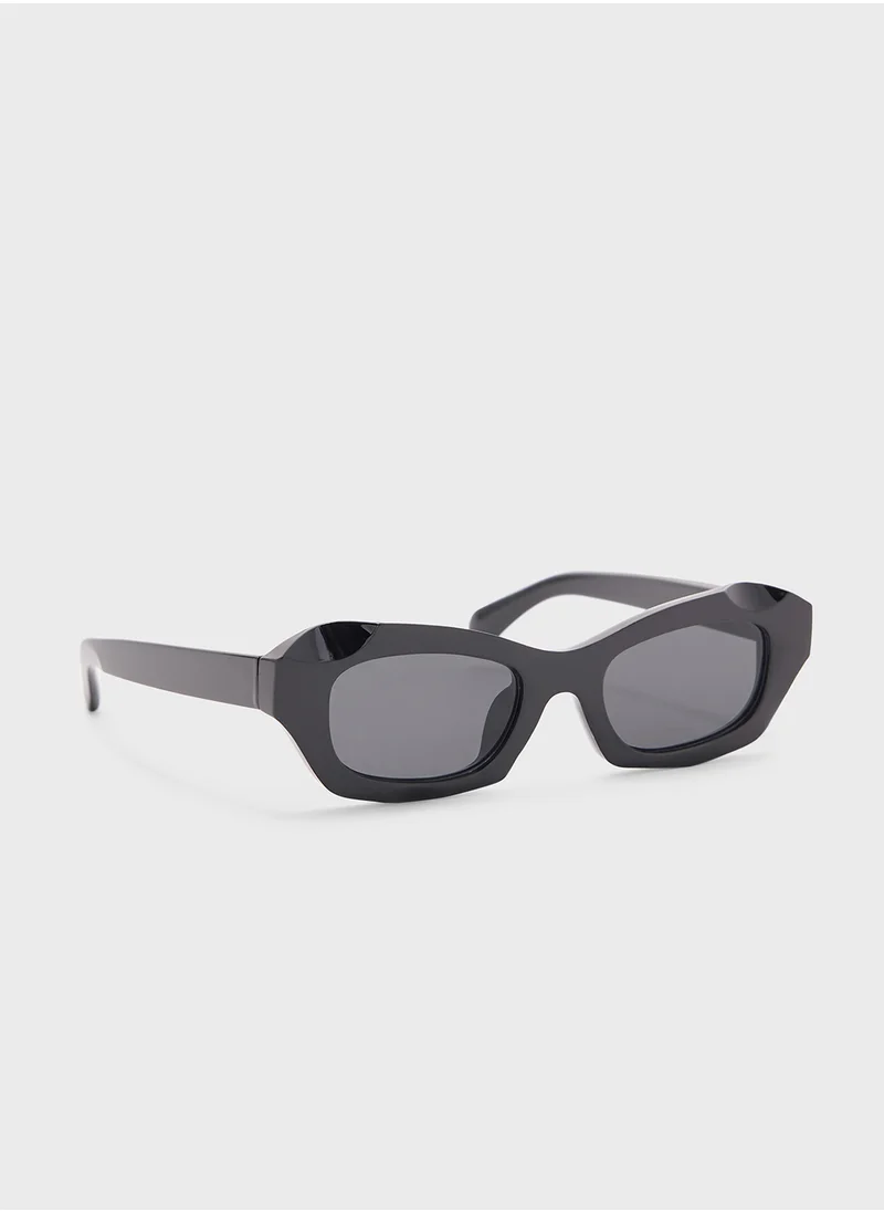 Ginger Rectangula Len Sunglasses