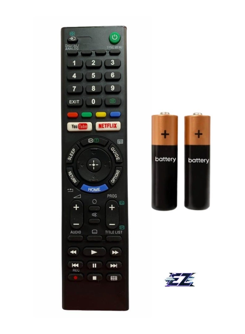 ELTRAZONE Smart TV Remote No. 213 (No Voice), Compatible/Replacement for Sony Smart TV LCD/LED Remote Control – Exact Match for Sony TV Models – Reliable, Easy-to-Use, Full Functionality Restored - Image 1