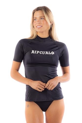 RIP CURL Short Sleeve Rashguard with UPF 50 Sun Protection  Quick Dry MoistureWicking Swim Shirt for Outdoor Water Activities - Image 1