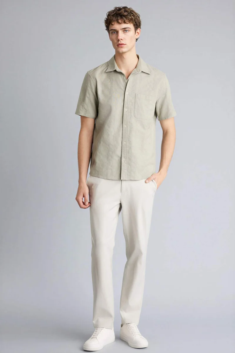 DeFacto Regular Fit Short-sleeve Shirt
