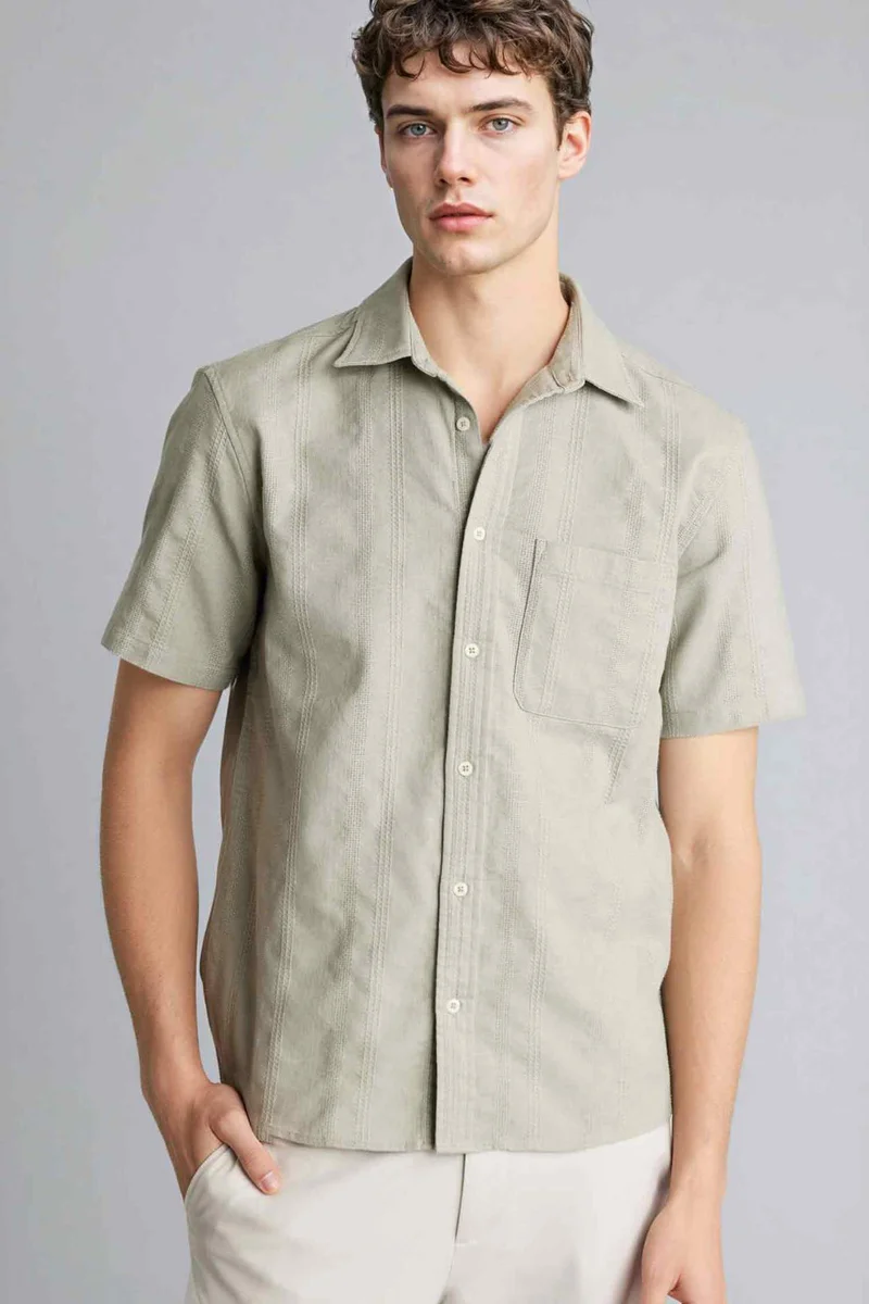 DeFacto Regular Fit Short-sleeve Shirt