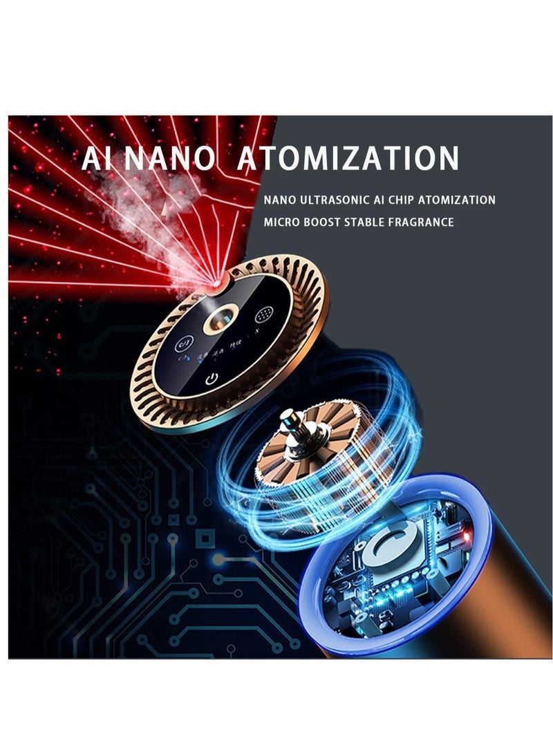 Car Air Fresheners,Portable AI Car Diffuser With Star Projector Light,20000Ma Long Standby Aromatherapy,Luxury Car Accessories【Gift Choice】,Black - Image 5