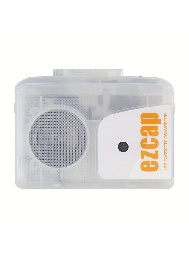Transparent Portable Magnetic Tape Player To MP3 USB Converter Music Box - Image 1