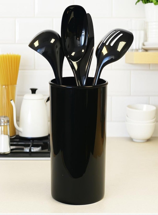 Reston Lloyd Calypso BasicsMultipurpose Cookware Storage Crock, Kitchen Countertop & Office Desk Organization, Durable & Food Safe BPA-Free Plastic, Gray - Image 3