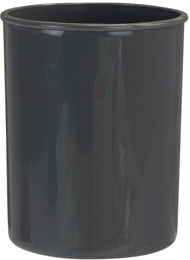 Reston Lloyd Calypso BasicsMultipurpose Cookware Storage Crock, Kitchen Countertop & Office Desk Organization, Durable & Food Safe BPA-Free Plastic, Gray - Image 1