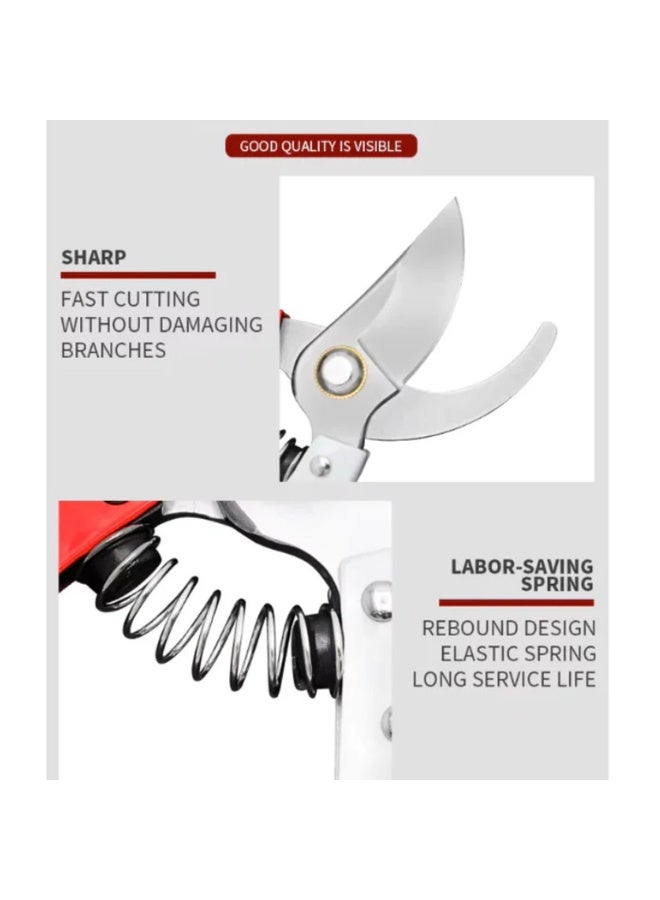 8 inch Professional SK5 Pruning Shears – Garden Plant Trimming Scissors for Branches, Leaves & Flowers, Bonsai Pruner for Home Gardening - Image 5