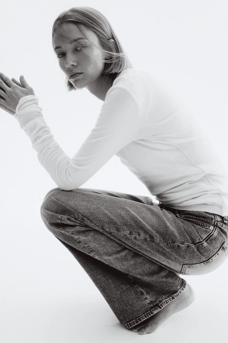 H&M Bootcut High Jeans