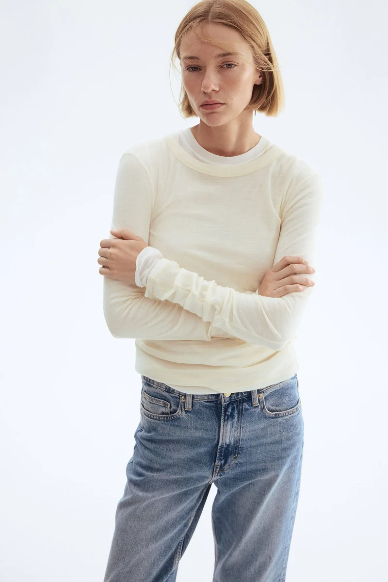 H&M Bootcut High Jeans