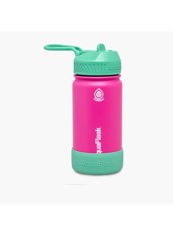لايف ستايل Printed Stainless Steel Sipper Water Bottle with Handle - 414 ml
