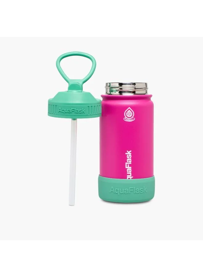 لايف ستايل Printed Stainless Steel Sipper Water Bottle with Handle - 414 ml