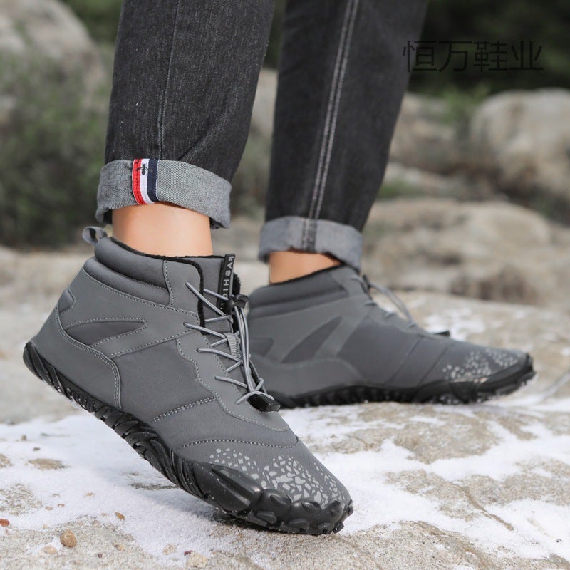 Fujian 2023 Fleece-Lined Waterproof Snow Boots Warm Breathable Couple High - Image 4