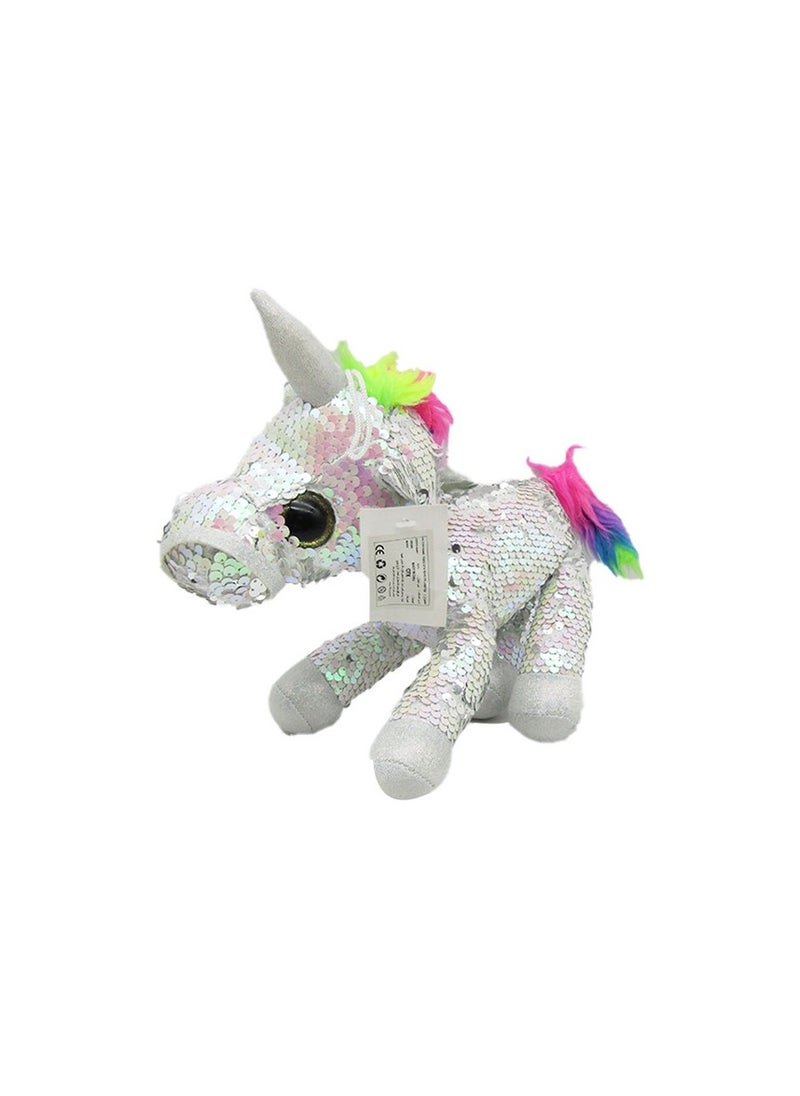 Plush Soft – Glitter Unicorn – 27Cm – Random Color  - Image 2