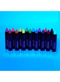 Blacklight Neon Face Paint Stick/Body Crayon makeup for the Face & Body - Pastel set of 6 colours - Glows brightly under blacklights - pzsku/Z7344CF5BDC3B8AF1B1E3Z/45/_/1686679470/7821331c-e321-4b27-b7b3-9adc3fd6e924