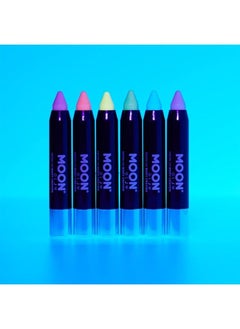 Blacklight Neon Face Paint Stick/Body Crayon makeup for the Face & Body - Pastel set of 6 colours - Glows brightly under blacklights - pzsku/Z7344CF5BDC3B8AF1B1E3Z/45/_/1686679470/95220c12-4f08-4f9e-ae1c-e4c9dc4d88ec