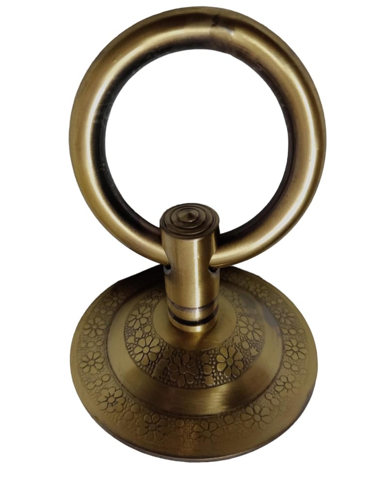 Kkriya Home Decor Antique Brass Finish Bottom KADA for Patio JHULA Superior HIGrade Quality Life TIME WARRENTY KADA Patio Swing Hammock Swing16MM Rod with Weight Capacity of 800KG Pack of 4PCS  - Image 1