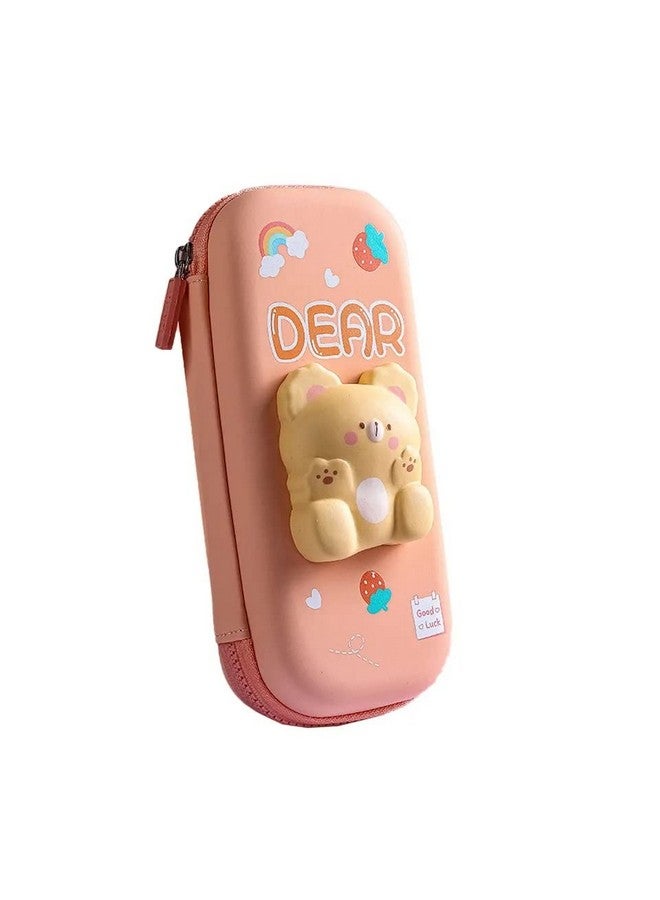 فنبلاست حافظة أقلام فن بلاست - حافظة أقلام ثلاثية الأبعاد من مادة أسيتات فينيل الإيثيلين (EVA)، حقيبة أقلام وقلادة لأطفال المدارس والفتيات، صندوق تخزين أدوات مكتبية كاواي، حافظة أقلام بسحاب للأطفال (صغيرة، أسيتات فينيل الإيثيلين (EVA)، متعددة الألوان) - Image 1