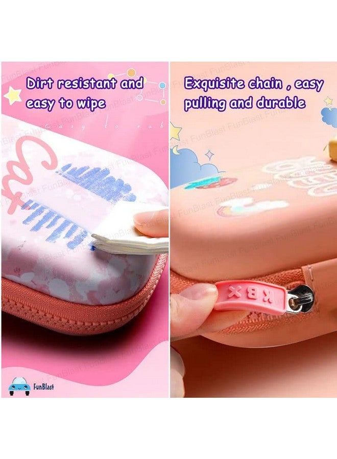 فنبلاست حافظة أقلام فن بلاست - حافظة أقلام ثلاثية الأبعاد من مادة أسيتات فينيل الإيثيلين (EVA)، حقيبة أقلام وقلادة لأطفال المدارس والفتيات، صندوق تخزين أدوات مكتبية كاواي، حافظة أقلام بسحاب للأطفال (صغيرة، أسيتات فينيل الإيثيلين (EVA)، متعددة الألوان) - Image 5